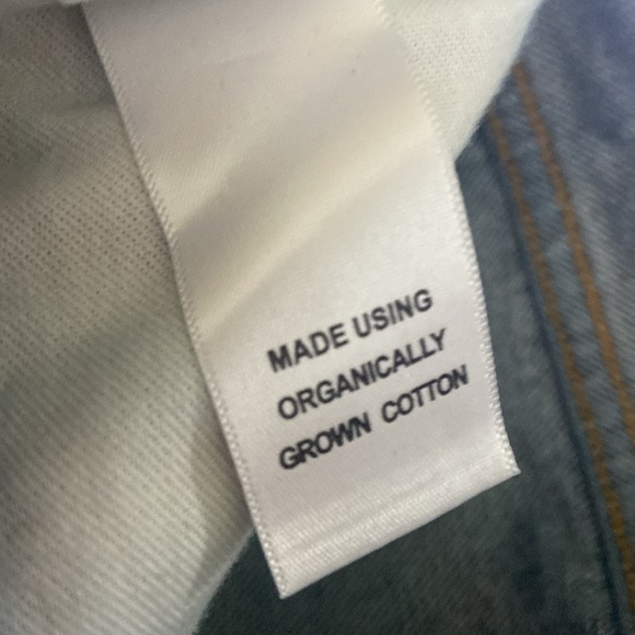 AGOLDE Parker Denim Jeans Cut Off 100% Organic Cotton Sz 27 Dark Swapmeet - Picture 3 of 6